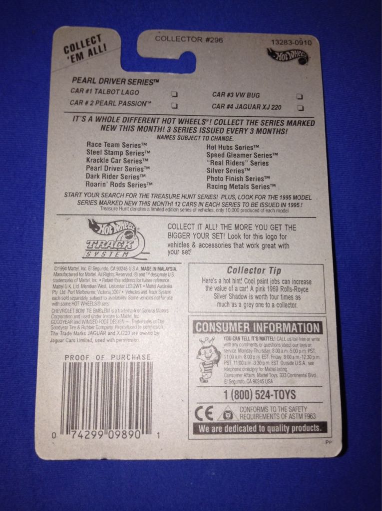 Jaguar XJ220 - Pearl Driver Series toy car collectible - Main Image 2