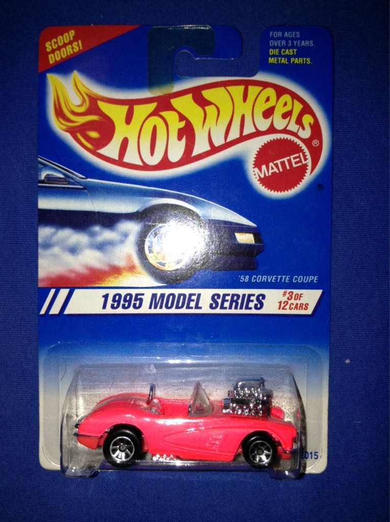 ’58 Corvette Coupe - 1995 Model Series toy car collectible - Main Image 1
