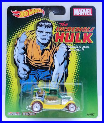 A-OK - Hulk - Pop Culture ”Marvel” Hot Wheels toy car collectible - Main Image 2