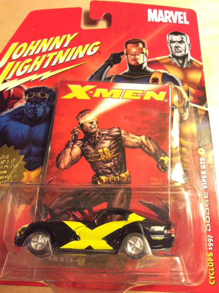 Johnny Lightning - Cyclops - X-MEN toy car collectible - Main Image 1