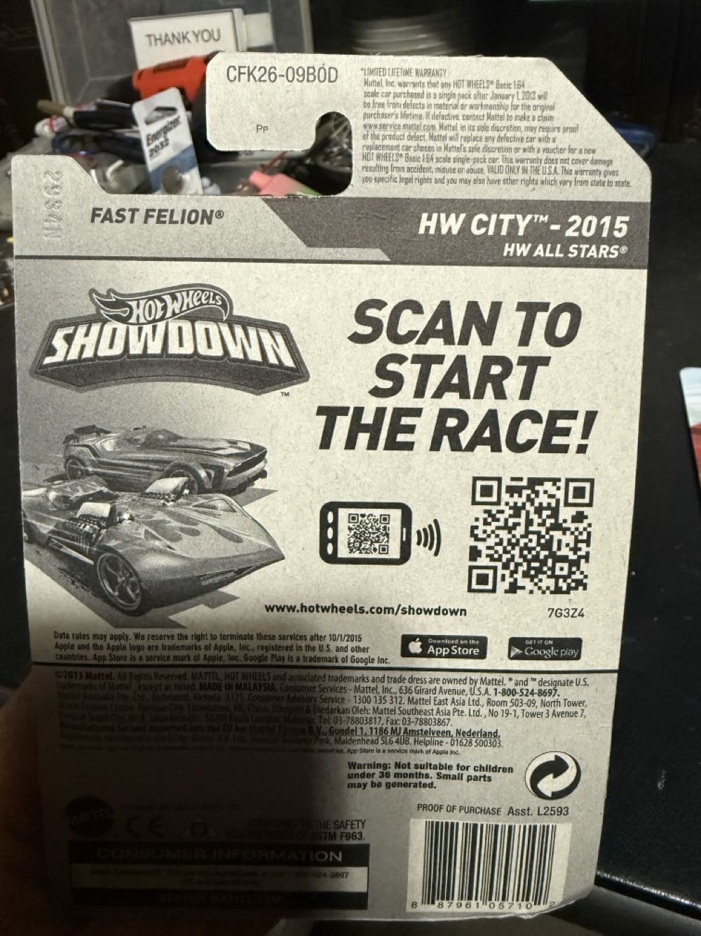 TH Fast Felion - HW City toy car collectible - Main Image 2