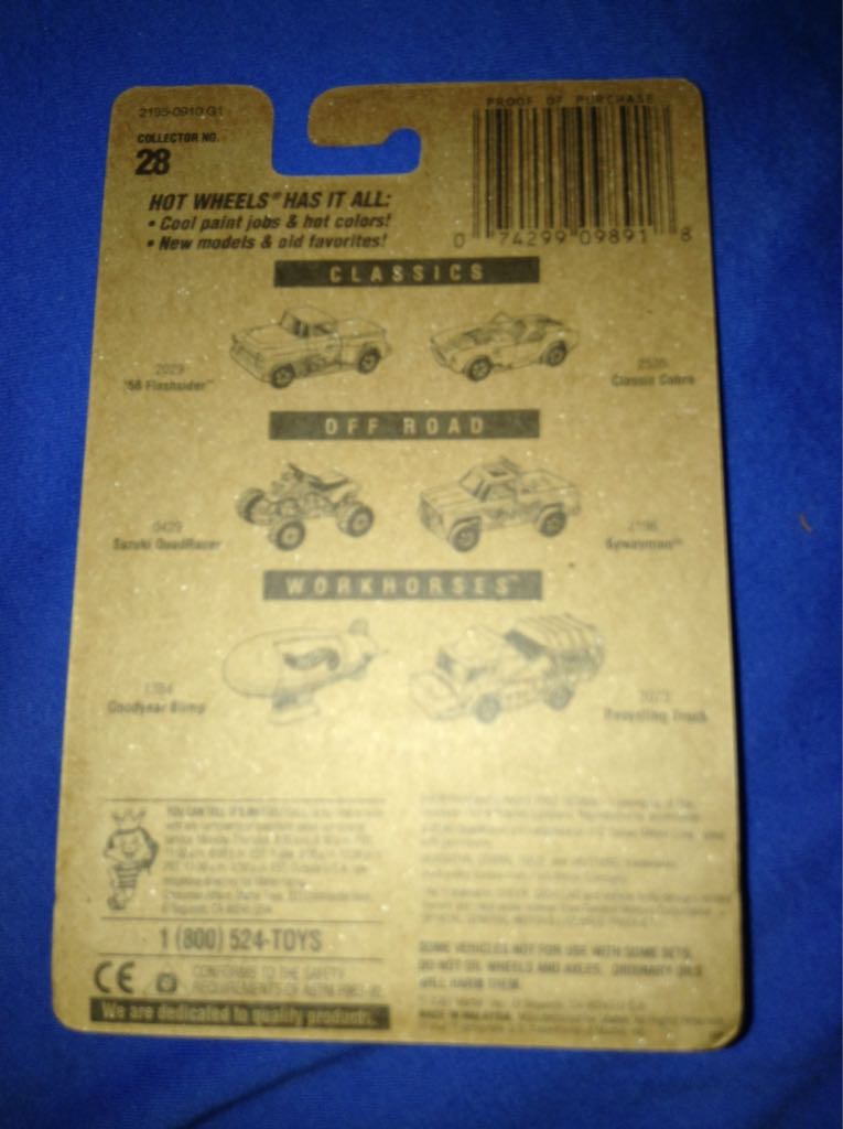 ’37 Bugatti - Blue Card toy car collectible - Main Image 2