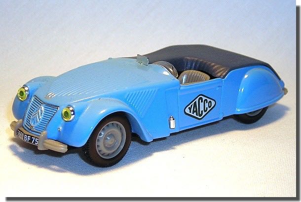 Citroën 2CV Barquette Barbot - Norev toy car collectible - Main Image 1
