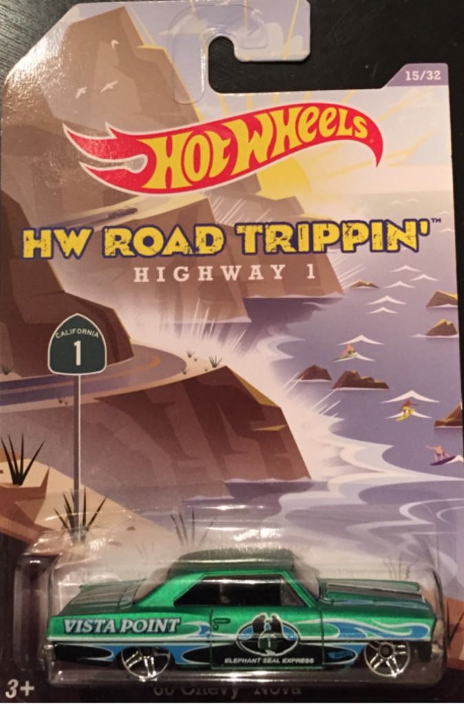 Chevrolet Nova - Hw Road Trippin toy car collectible - Main Image 1