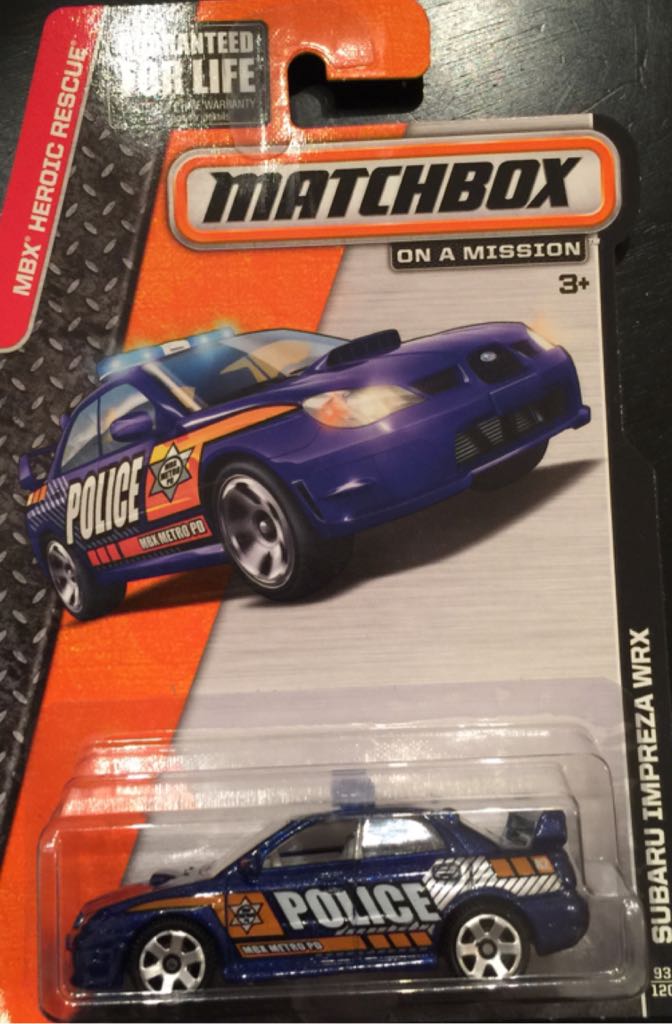 Subaru Impreza WRX Police - Matchbox 9 Pack toy car collectible - Main Image 1