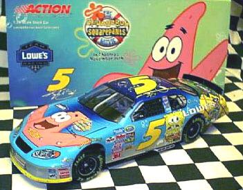 Kyle Busch Spongebob Squarepants - Nextel Cup toy car collectible - Main Image 2