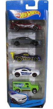 Police Pursuit 5-Pack - HW 5-Pack 2014 toy car collectible - Main Image 2