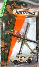 Humvee/ Boeing AH-64 Apache - MBX Mission Combat toy car collectible - Main Image 1
