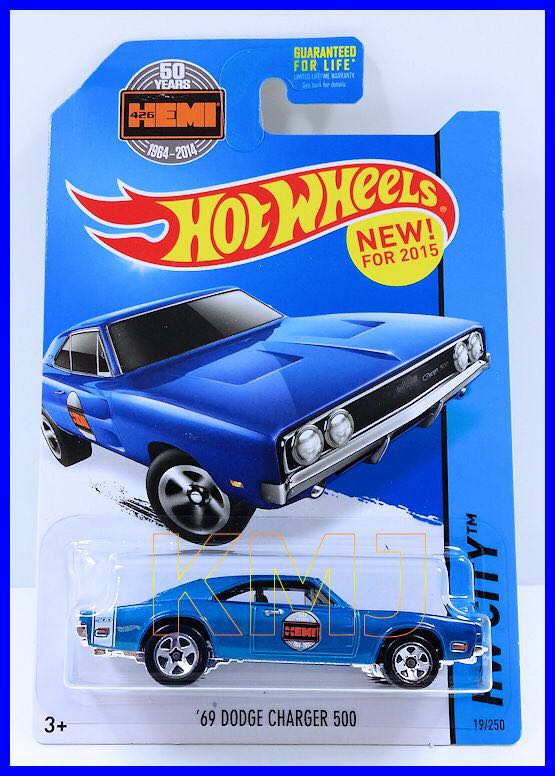 ’69 Dodge Charger 500 - ’15 HW City toy car collectible - Main Image 2