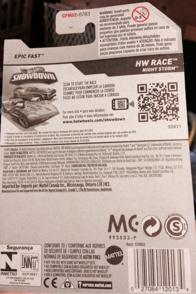 Epic Fast - HW Race toy car collectible - Main Image 2