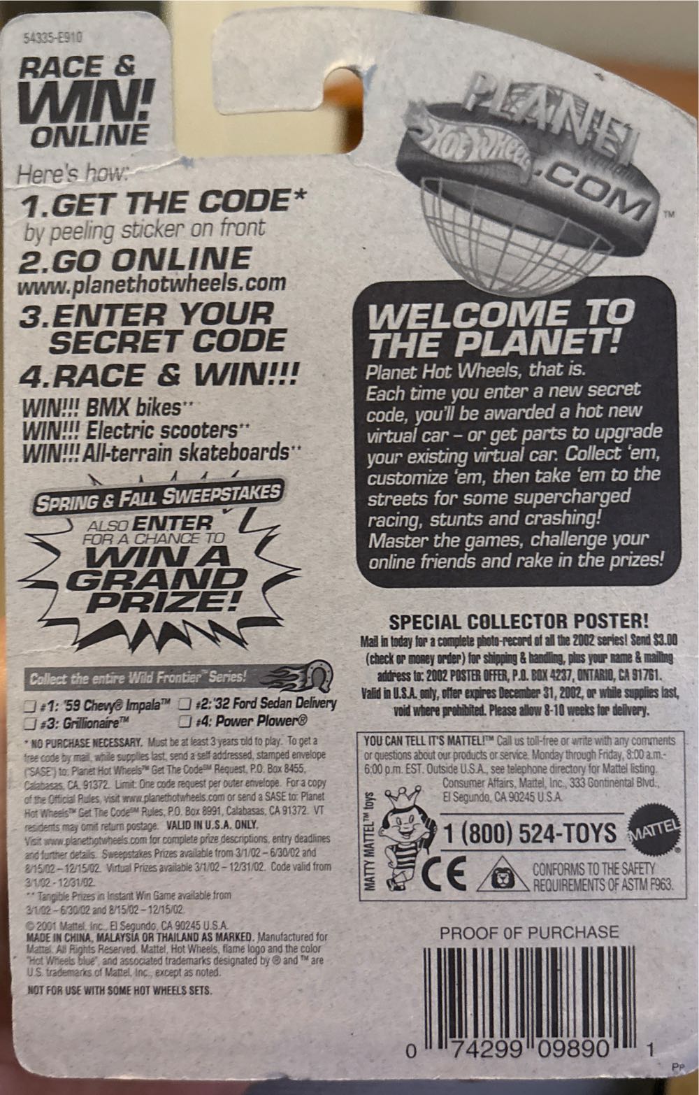 Grillionaire - Saucy Sanders - Wild Frontier toy car collectible - Main Image 3