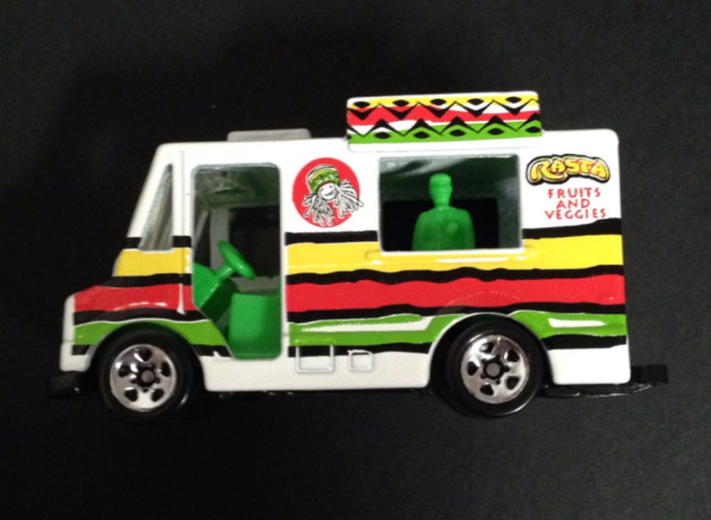 Hot Wheels Ice Cream Truck Rasta - Tropicool Series toy car collectible - Main Image 2