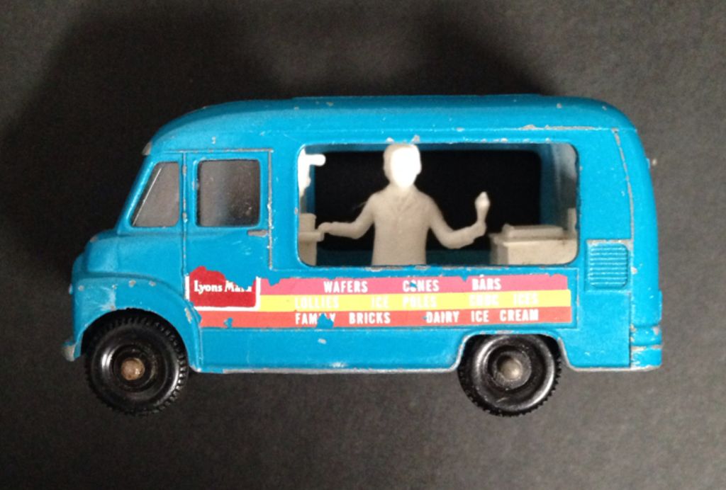 Lesney Ice Cream Canteen Commer - 1-75 Regular Wheels toy car collectible - Main Image 2