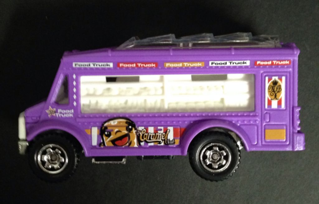 Matchbox Food Truck Caramel Club - 2013 MBX Adventure City toy car collectible - Main Image 2
