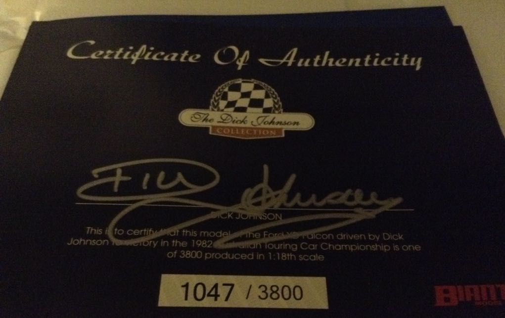 Dick Johnson 1982 ATCC Winner - Dick Johnson toy car collectible - Main Image 2