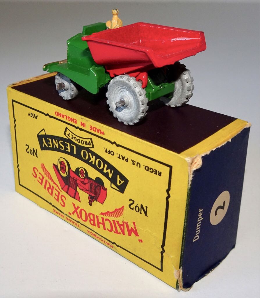 Dumper 2A-3 - 1-75 Matchbox toy car collectible - Main Image 2