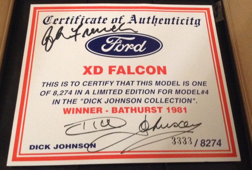 Bathurst Winner 1981 - Dick Johnson and John French - Bathurst Winners 1/18 toy car collectible - Main Image 2