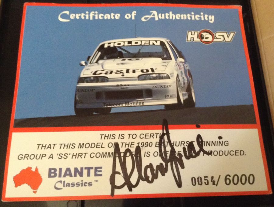 Bathurst Winner 1990 - Allan Grice and win Percy - Bathurst Winners 1/18 toy car collectible - Main Image 2