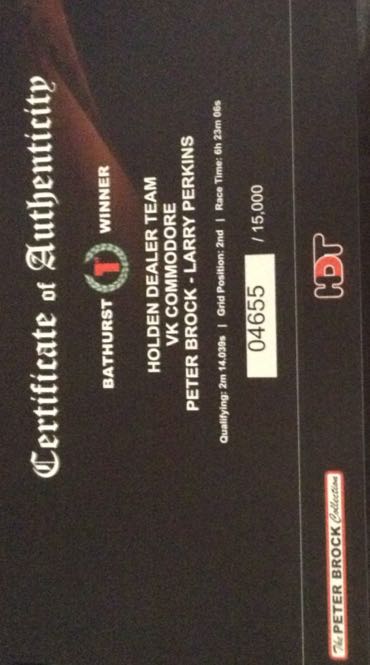 Bathurst Winner 1984  - Bathurst Winners 1/18 toy car collectible - Main Image 2