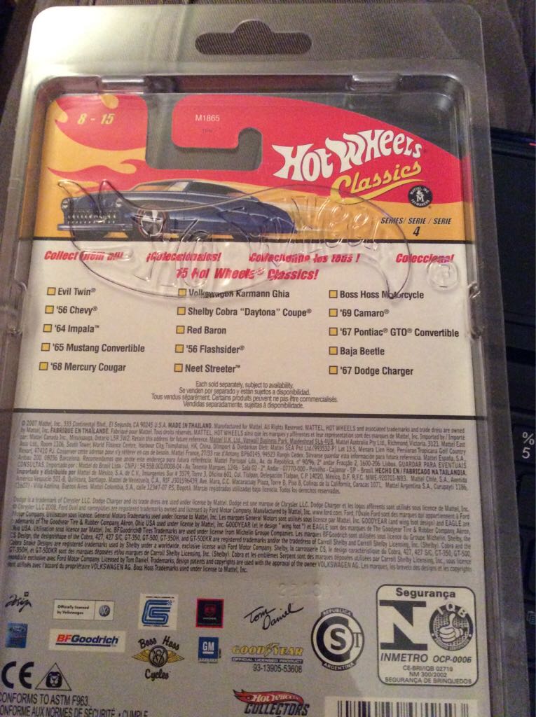 Red Baron Hot Wheels Classic Green - 2008 Hot Wheels Classic Series #4 toy car collectible - Main Image 2