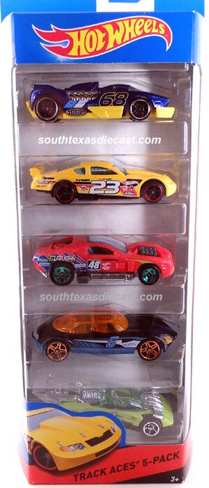 Track Aces 5-Pack - HW Track Aces toy car collectible - Main Image 2