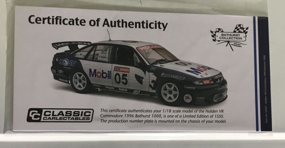 Peter Brock 1996 Bathurst 1000 - Peter Brock toy car collectible - Main Image 4