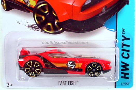 Fast Fish - 2014 Hot Wheels toy car collectible - Main Image 1