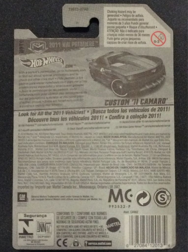 Custom ’11 Camaro - 2011 New Models toy car collectible - Main Image 2