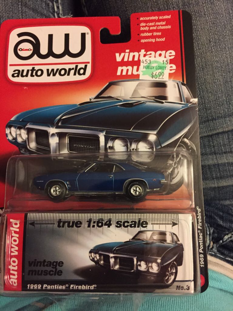 1969 Pontiac Firebird - Vintage Muscle Auto World toy car collectible - Main Image 1