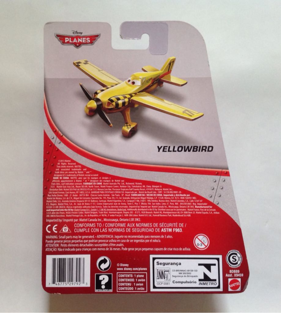 Yellowbird - planes toy car collectible - Main Image 2