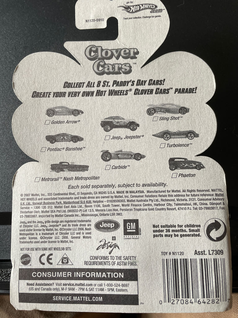 Metrorail Nash Metropolitan - 2008 Clover Cars toy car collectible - Main Image 2