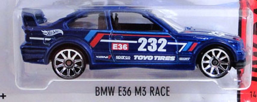 1992 BMW E36 M3 Race - HW Race: World Race toy car collectible - Main Image 2