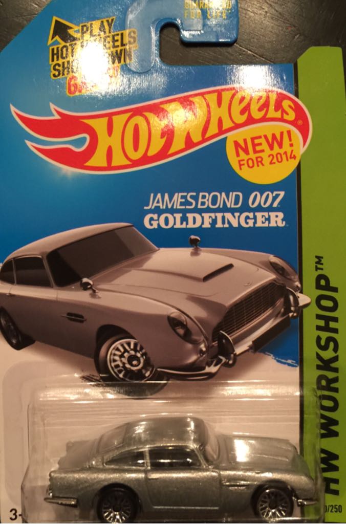 Aston Martin DB5 - HW WORKSHOP toy car collectible - Main Image 1