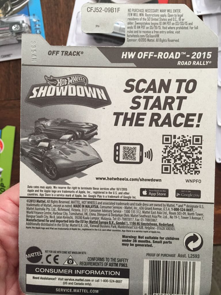 Off Track - HW OFF ROAD - Road Rally toy car collectible - Main Image 2