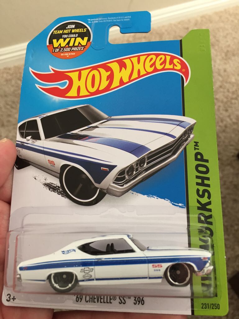 6/10 ’69 Chevelle SS 396 - 2015 - HW Workshop - Muscle Mania toy car collectible - Main Image 1