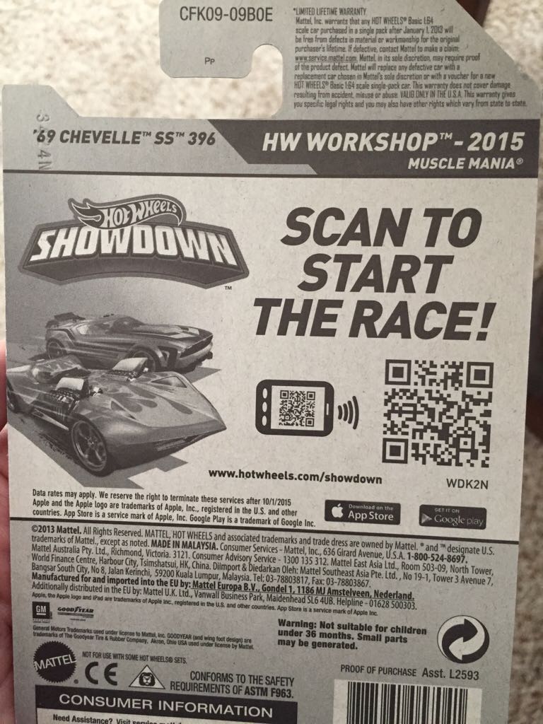 Chevelle SS 396 ‘69 - HW WORKSHOP toy car collectible - Main Image 2