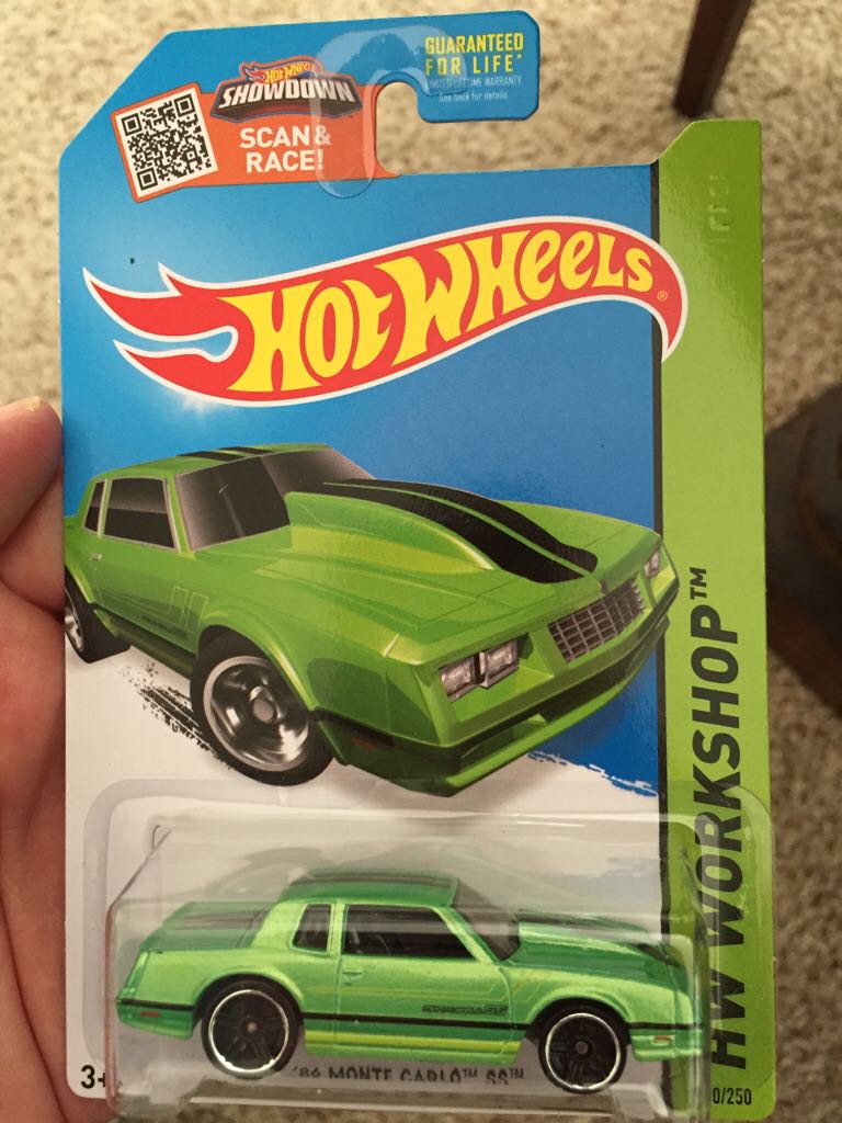 Chevrolet Monte Carlo SS (1986) - ’15 HW Workshop toy car collectible - Main Image 1