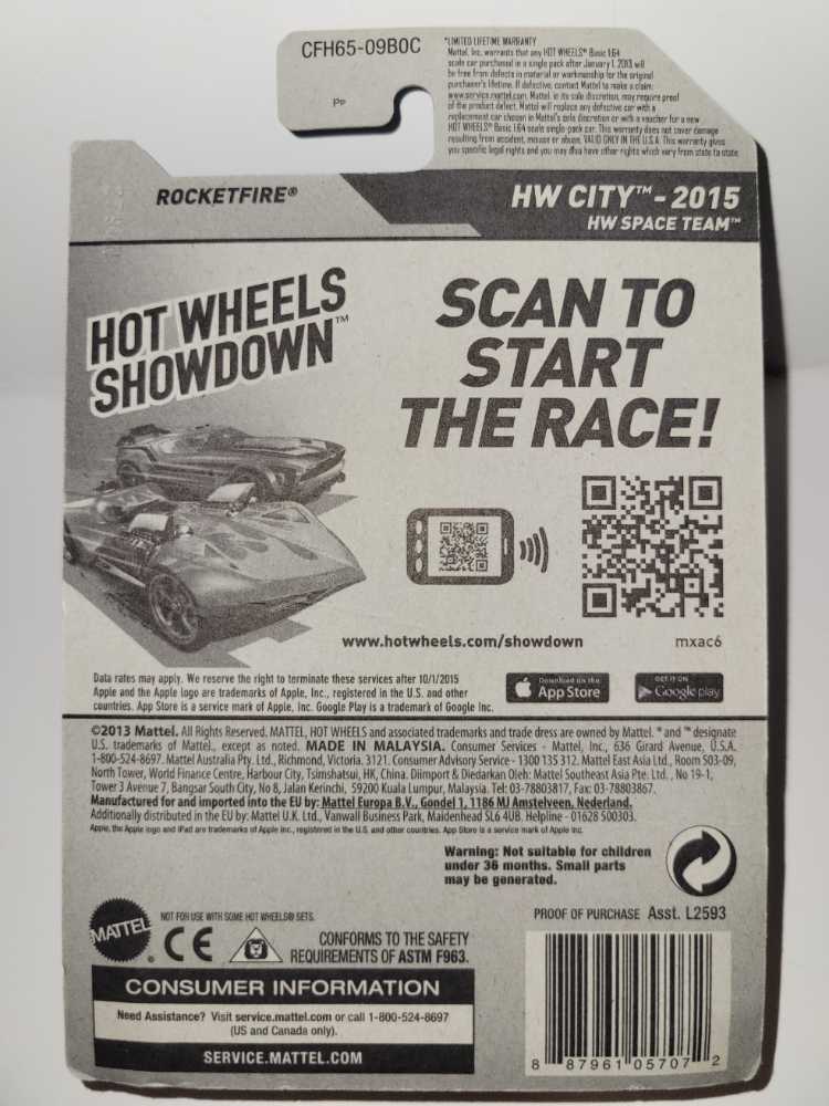 Rocketfire - 2015 Treasure Hunt toy car collectible - Main Image 4