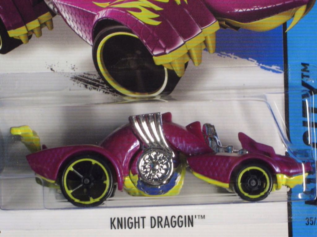 Knight Draggin’ - 2015 Hw City toy car collectible - Main Image 2