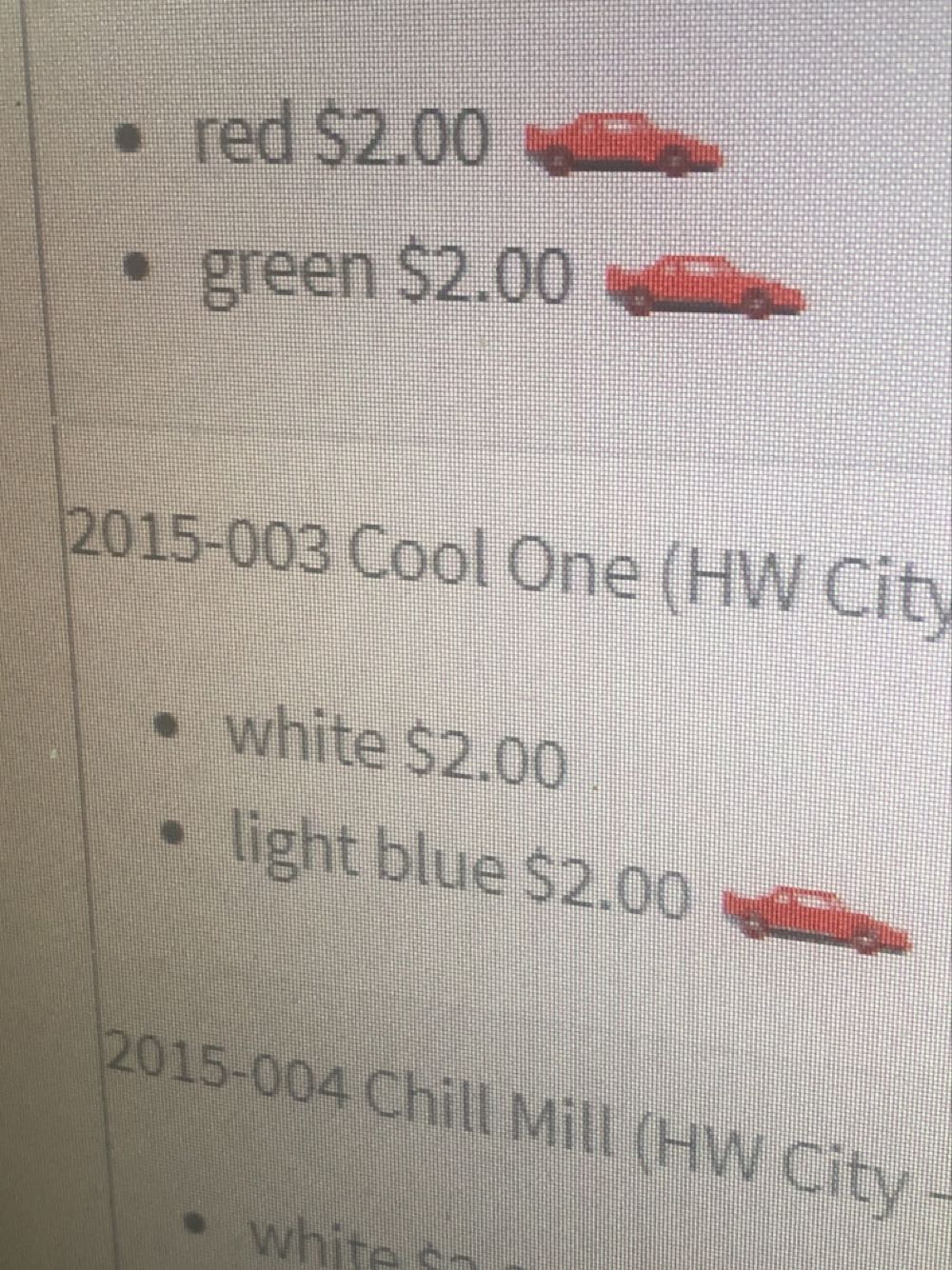 Cool-One - 2015 Hw City toy car collectible - Main Image 3