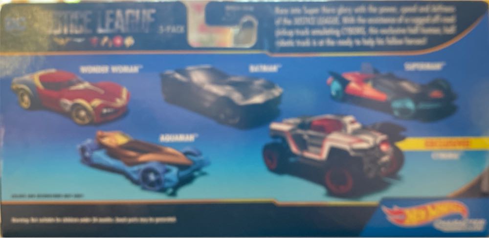 Justice League 5 Pack Matchbox - Superhero Series toy car collectible - Main Image 2