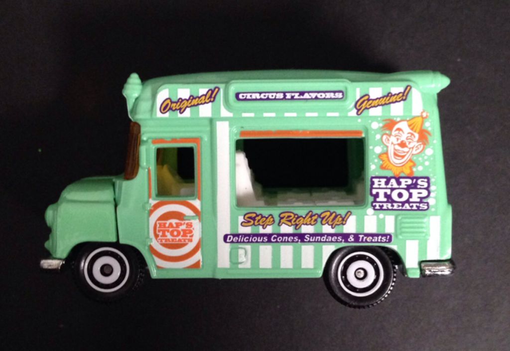 Matchbox Ice Cream Van Grn  toy car collectible - Main Image 2