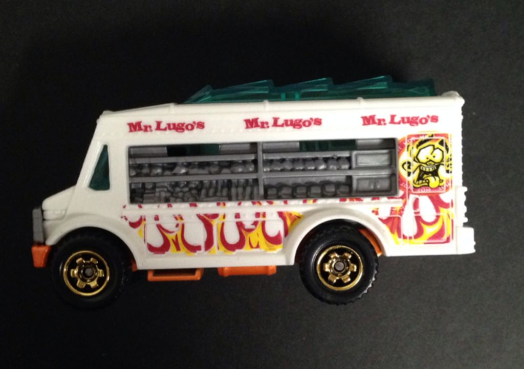 Matchbox Food Truck Mr Lugo’s - 2013 MBX Adventure City toy car collectible - Main Image 2