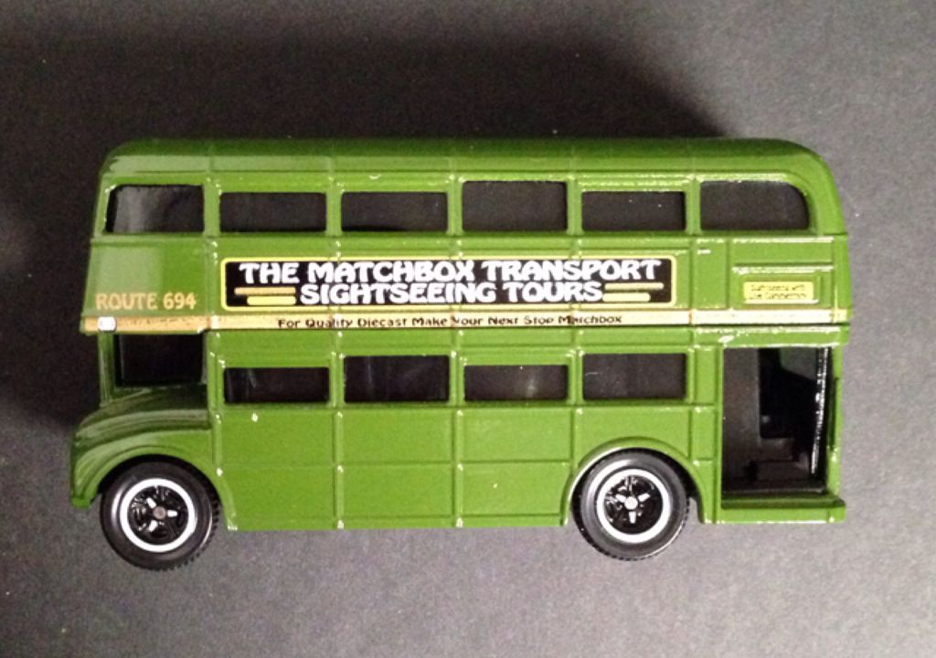 Matchbox Double Decker Sightseeing Tours  toy car collectible - Main Image 2