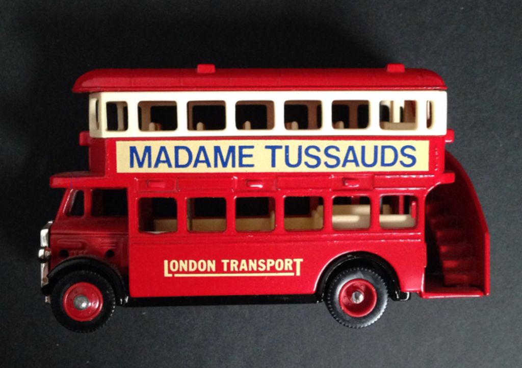 Lledo Days Gone Double Decker Madame Tussauds  toy car collectible - Main Image 2