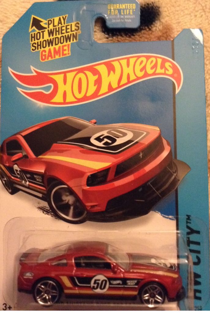 1/10 ’12 Ford Mustang Boss 302 Laguna Seca - 2014 - HW City - Mustang 50th toy car collectible - Main Image 1