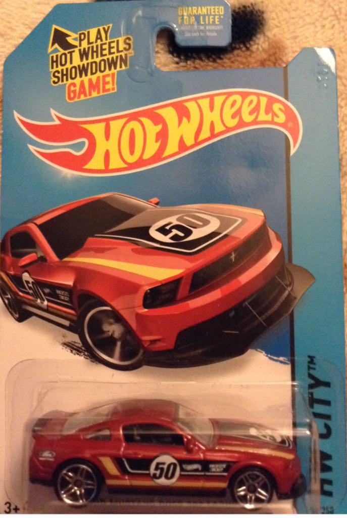 1/10 ’12 Ford Mustang Boss 302 Laguna Seca - 2014 - HW City - Mustang 50th toy car collectible - Main Image 1