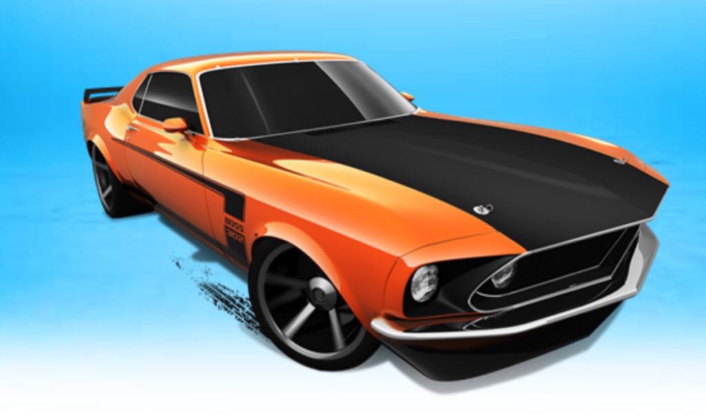 ’69 Ford Mustang Boss 302 - ’15 HW Workshop toy car collectible - Main Image 2