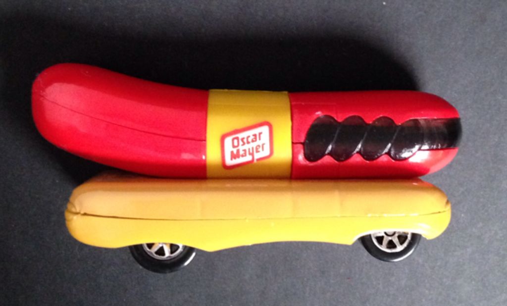 Hot Wheels Weinermobile Light  toy car collectible - Main Image 1