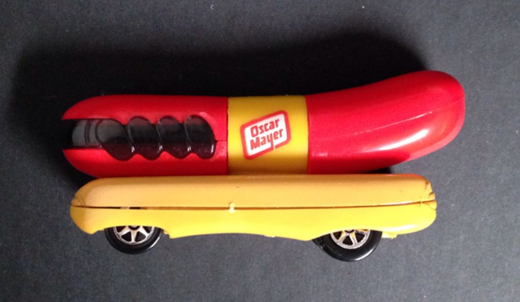 Hot Wheels Weinermobile Light  toy car collectible - Main Image 2